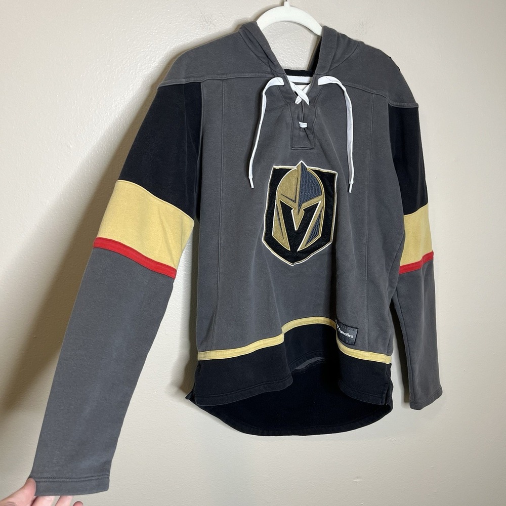 Vegas Golden Knights Hoodie Large Fanatics Franchise Pullover NHL‎ Sweatshirt